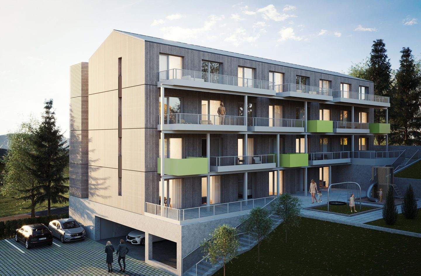 Topmoderne Neubauwohnungen/Appartments  57m² in Scheidegg im Allgäu