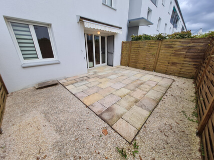 Gepflegte Gartenwohnung mit 30 m² Garten und Keller in Gebrauchtimmobilie