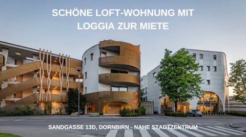2-Zimmer Wohnung mit hohen Räumen und Loggia zu Vermieten