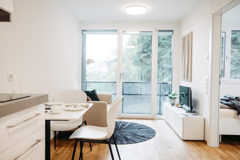 Möblierte Designerwohnung in Architekten-Wohnanlage in Dornbirn