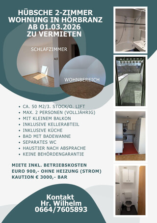 Hübsche 2-Zimmer Wohnung in Hörbranz