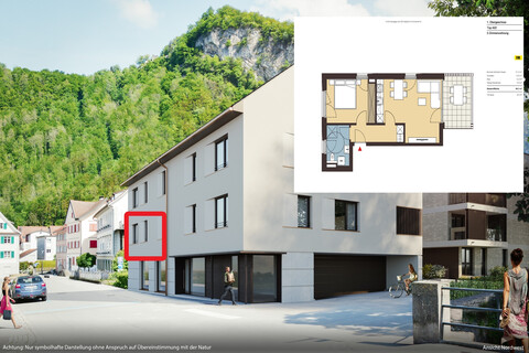 Schöner Wohnen "Am Emsbach"
2 Zimmerwohnung mit Balkon
Haus A - Top A02